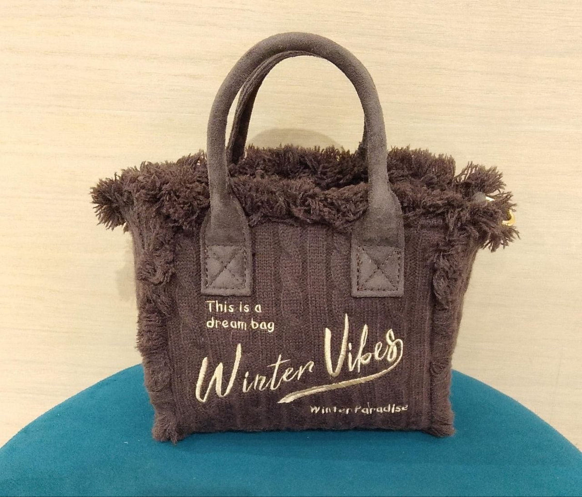 borsa winter vibes piccola - Dverso Fashion