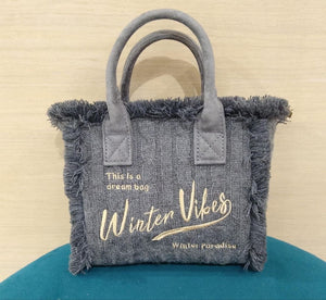 borsa winter vibes piccola - Dverso Fashion