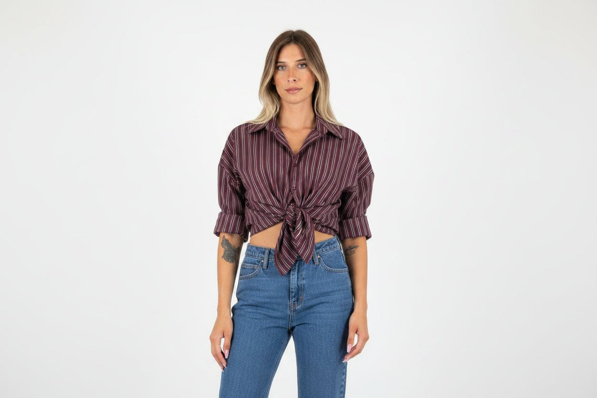 camicia Amante a righe - Dverso Fashion