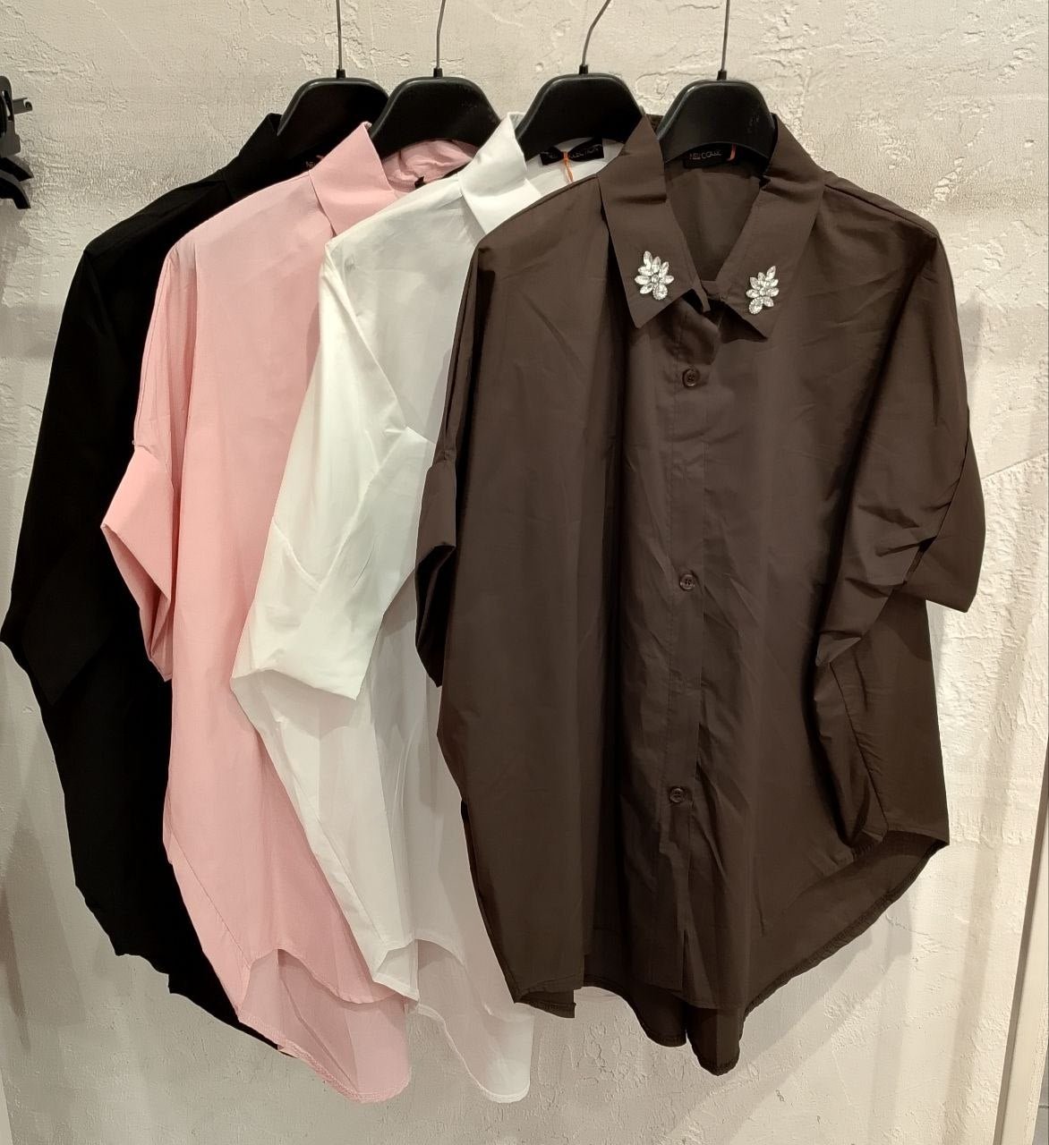 camicia con dettaglio - Dverso Fashion