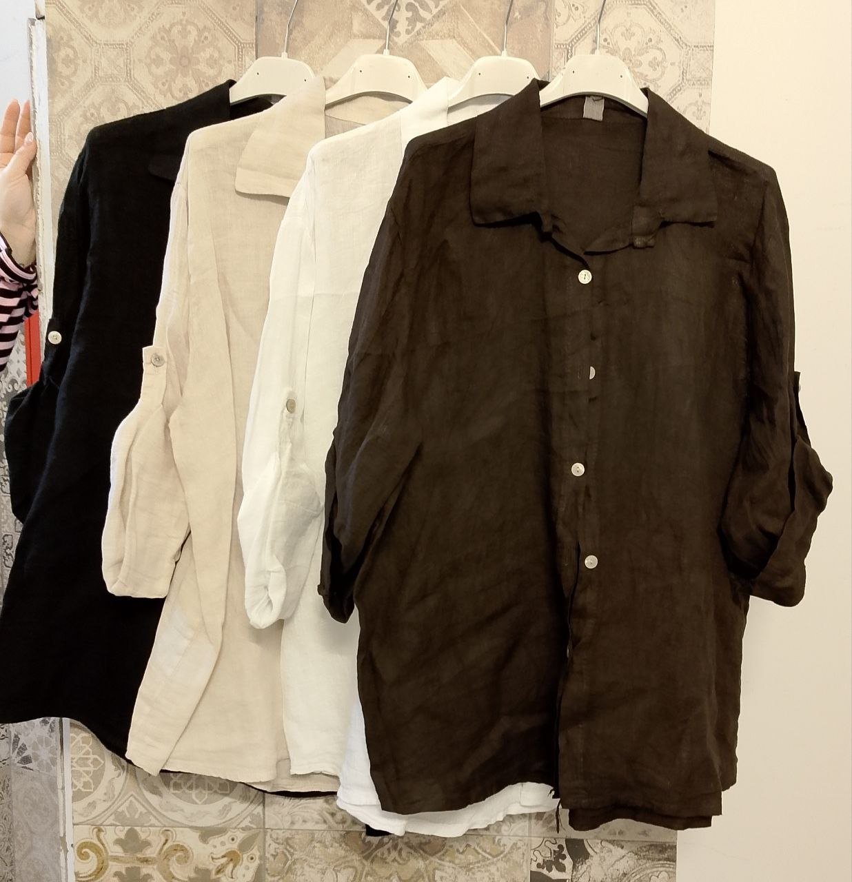 camicia lino - Dverso Fashion