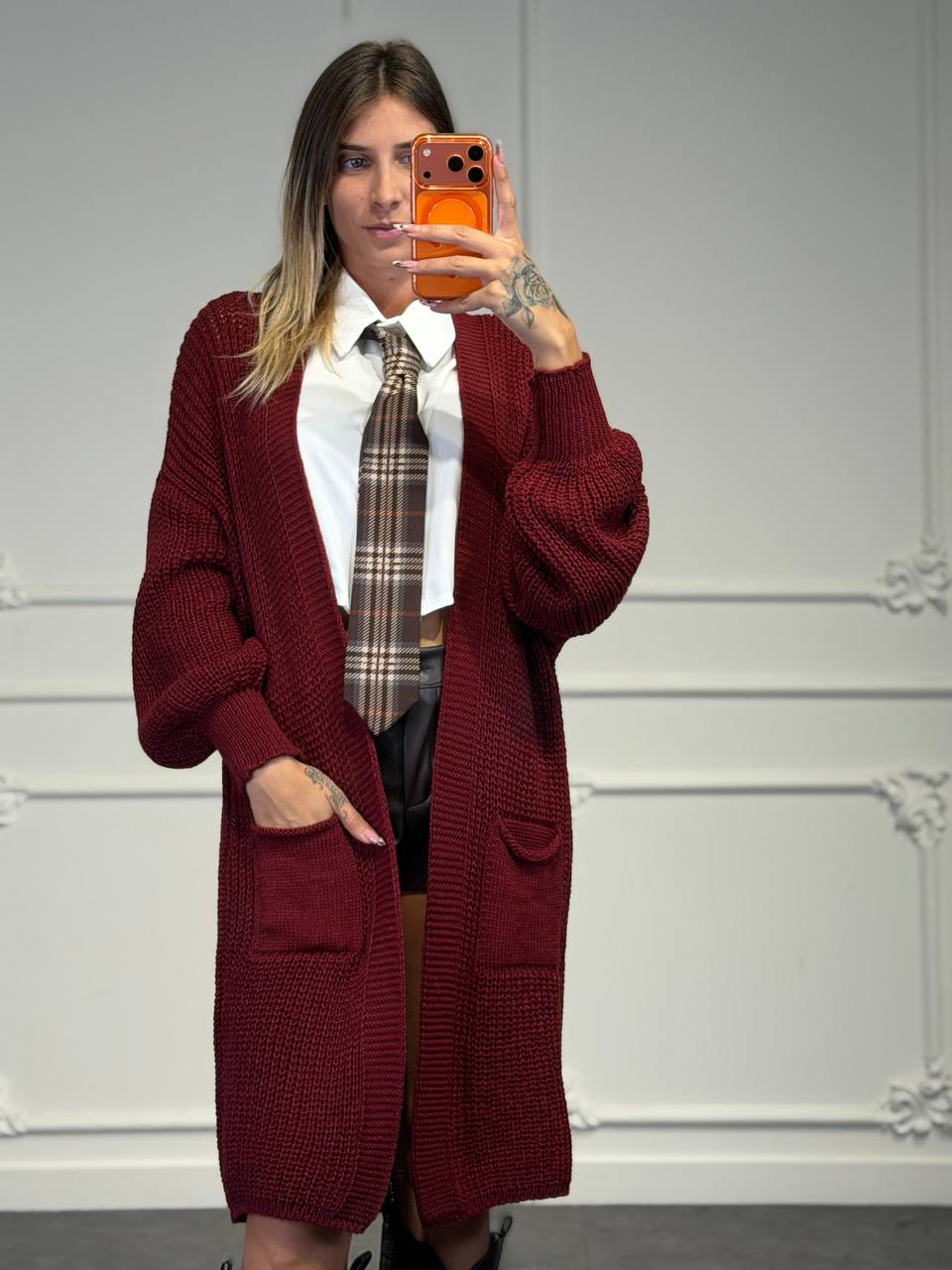 cardigan longuette - Dverso Fashion
