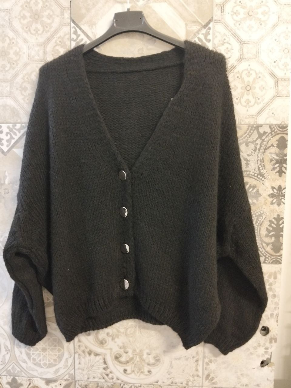 cardigan mariasol con bottoni - Dverso Fashion