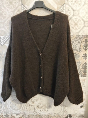 cardigan mariasol con bottoni - Dverso Fashion