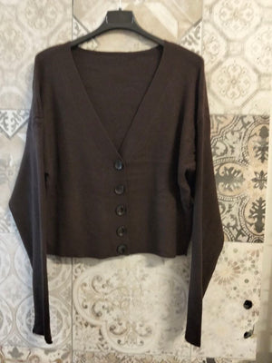 cardigan martina a costine - Dverso Fashion