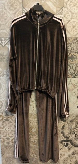coordinato in ciniglia - Dverso Fashion