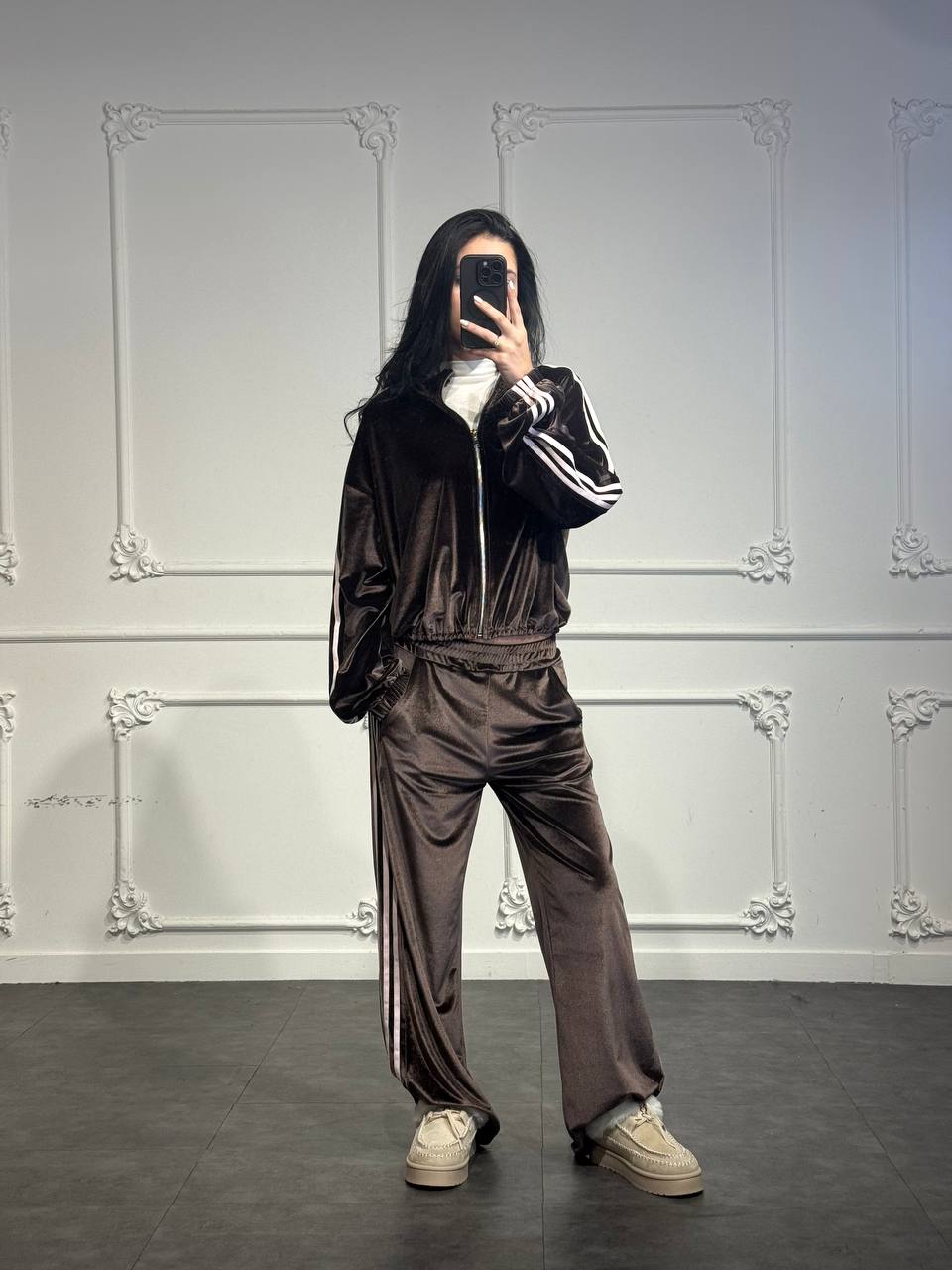 coordinato in ciniglia - Dverso Fashion