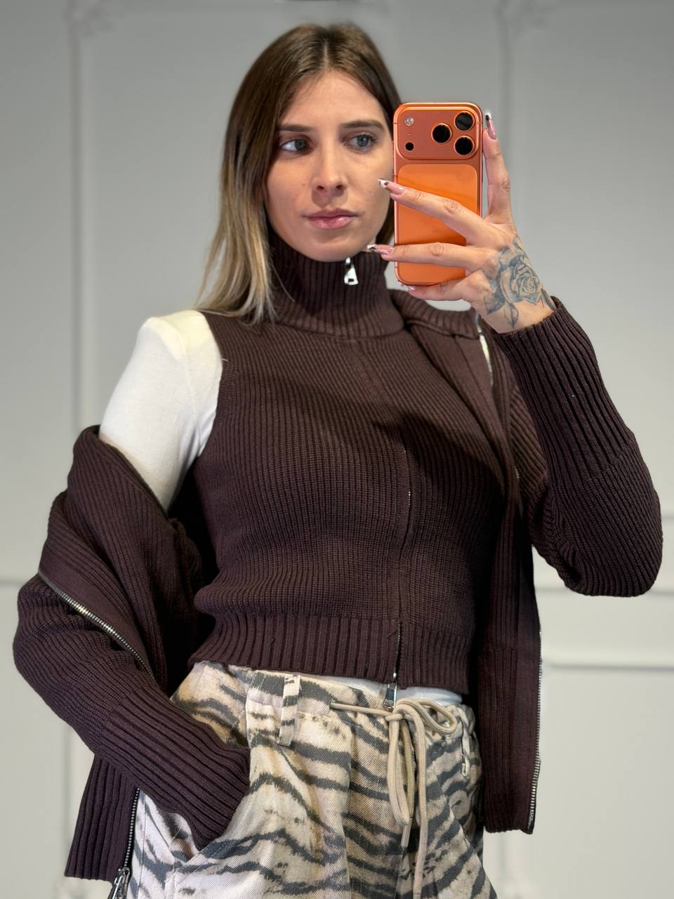 coordinato lupetto con giacchetto - Dverso Fashion