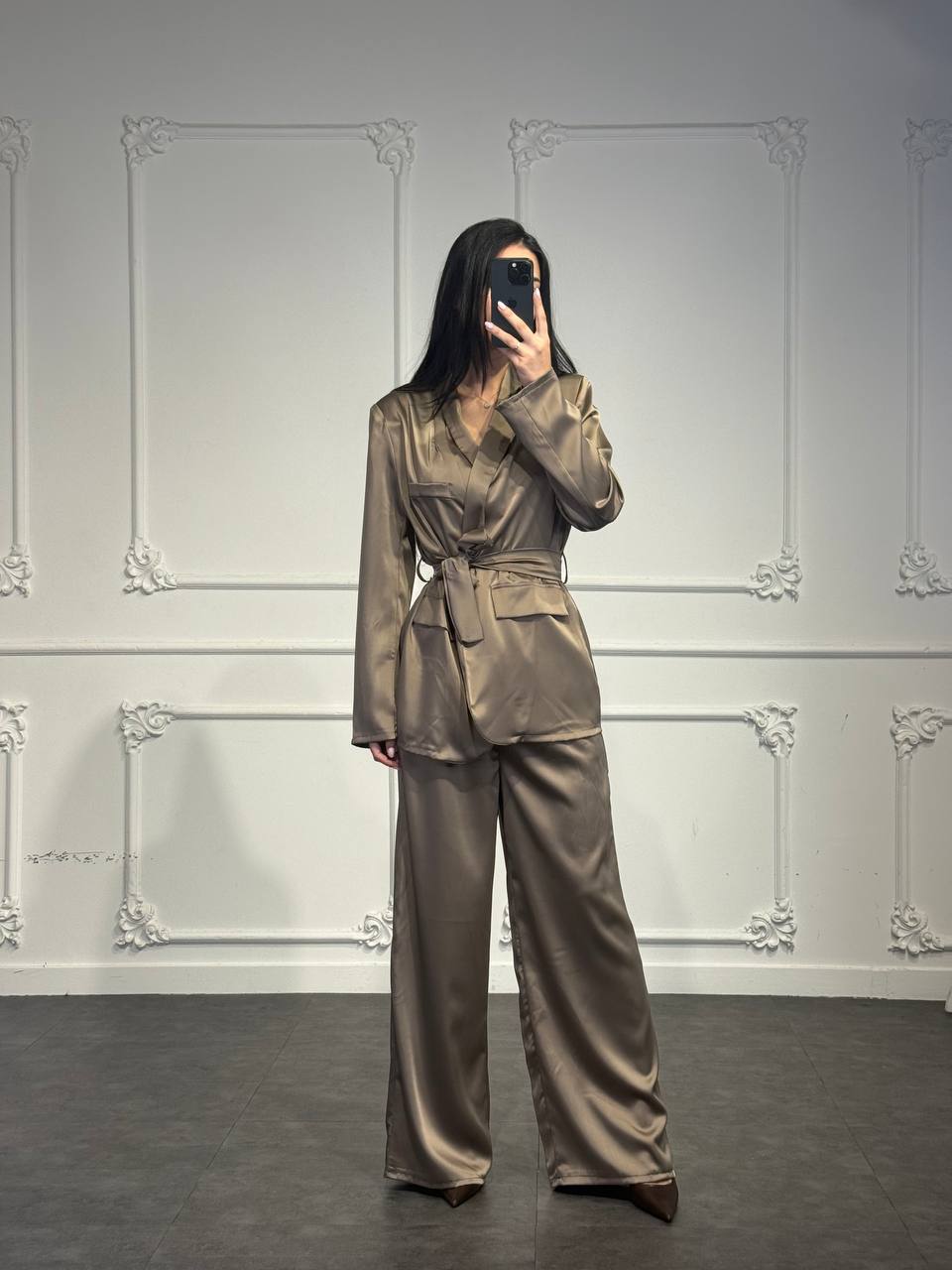 coordinato night in raso - Dverso Fashion
