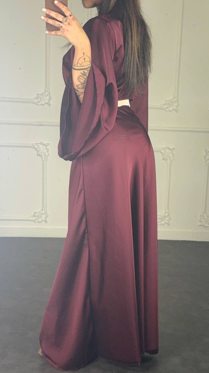 coordinato satin con gonna - Dverso Fashion
