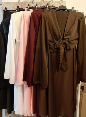 coordinato satin con gonna - Dverso Fashion