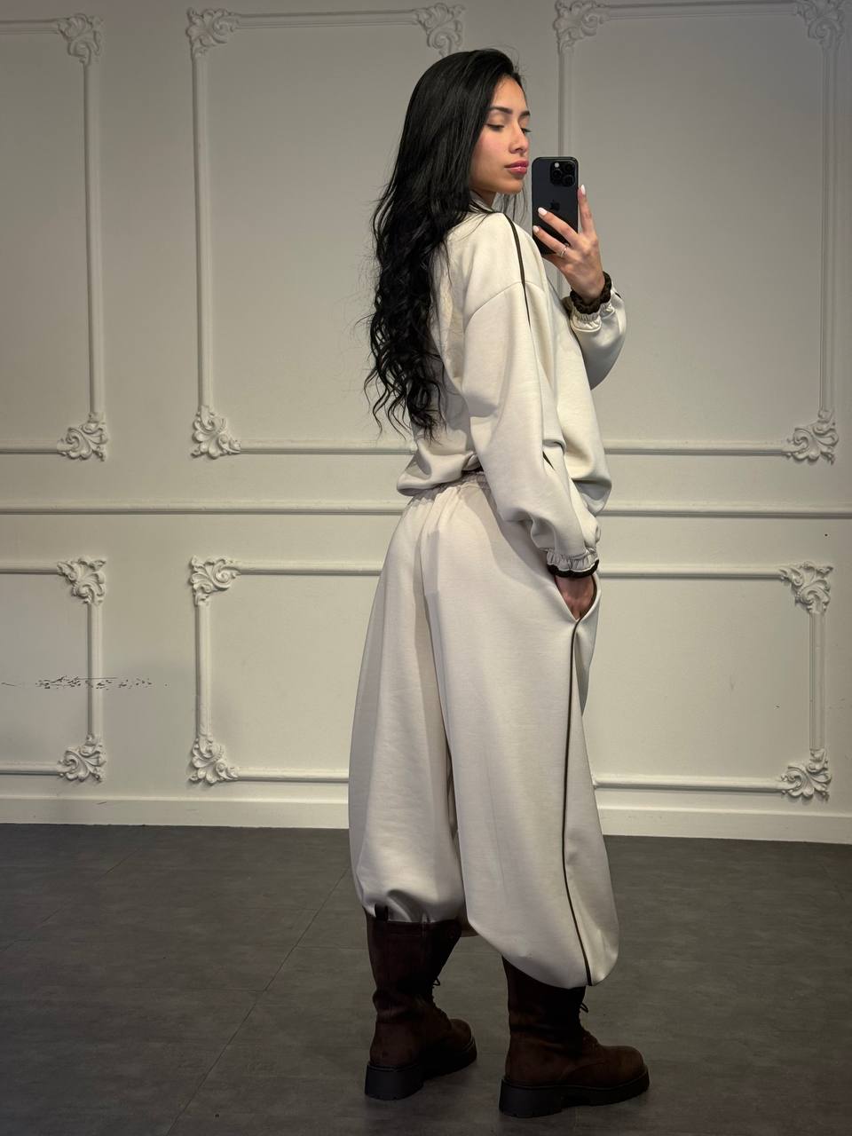 coordinato tuta a palazzo - Dverso Fashion