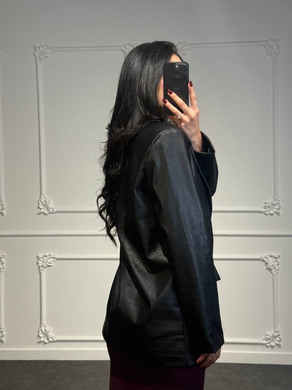 Giacca Blazer over leather - Dverso Fashion