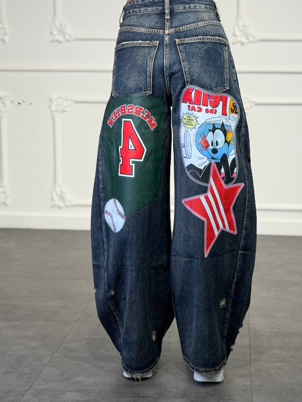 jeans cartoon - Dverso Fashion