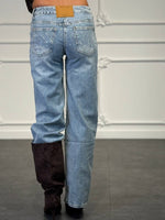 jeans flower star - Dverso Fashion