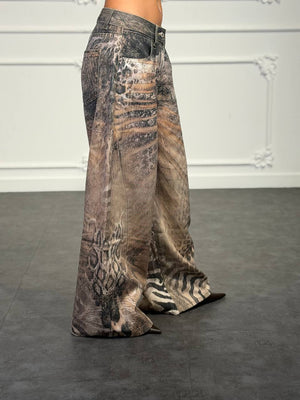 jeans safari leo - Dverso Fashion