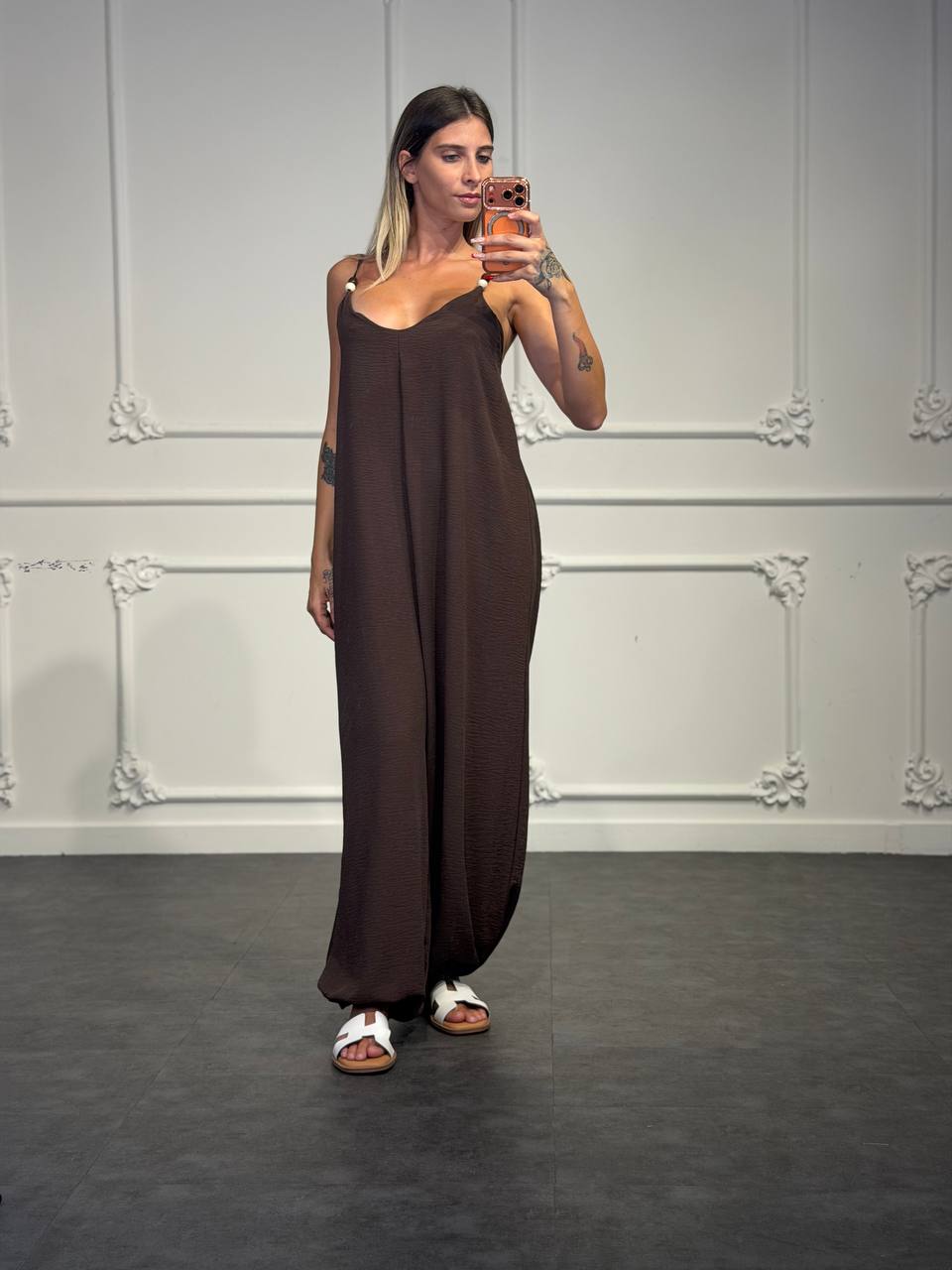 jumpsuit con periline - Dverso Fashion