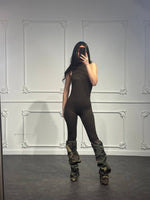 jumpsuit pump - Dverso Fashion