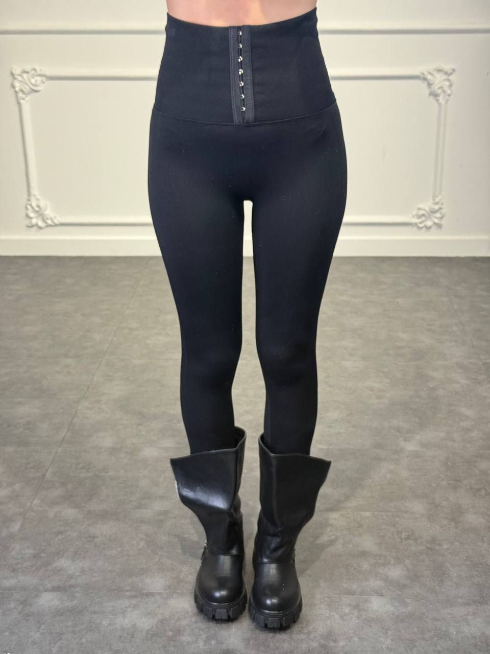 Leggins con chiusura a ganci - Dverso Fashion