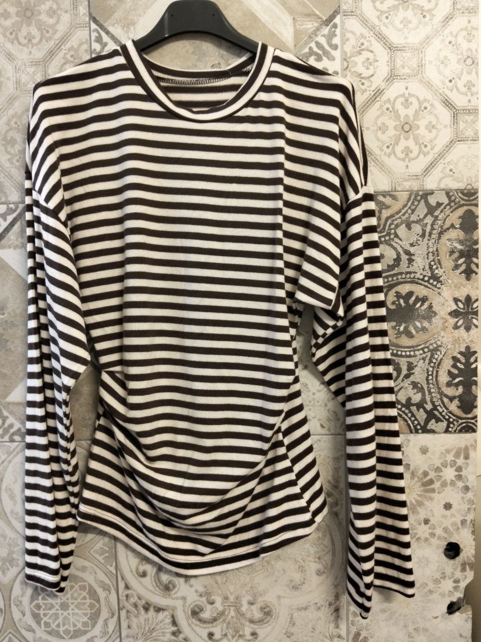 maglia a righe avvitata - Dverso Fashion