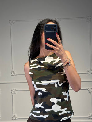 maglia canotta militare - Dverso Fashion