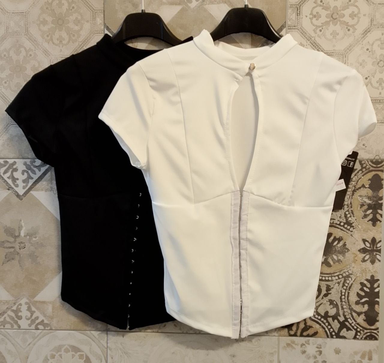 maglia china lucida - Dverso Fashion