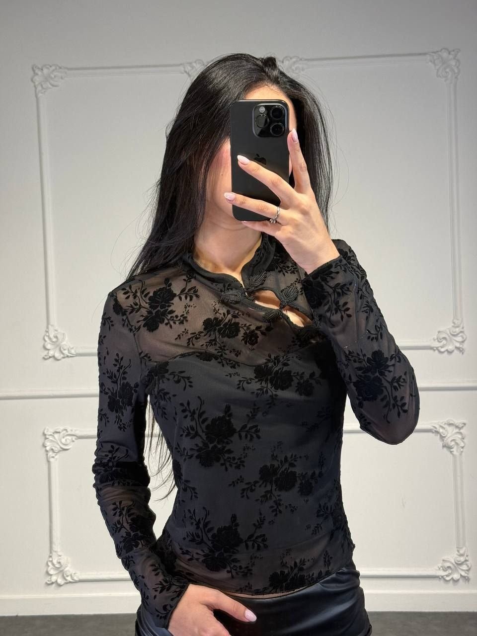maglia china velata - Dverso Fashion