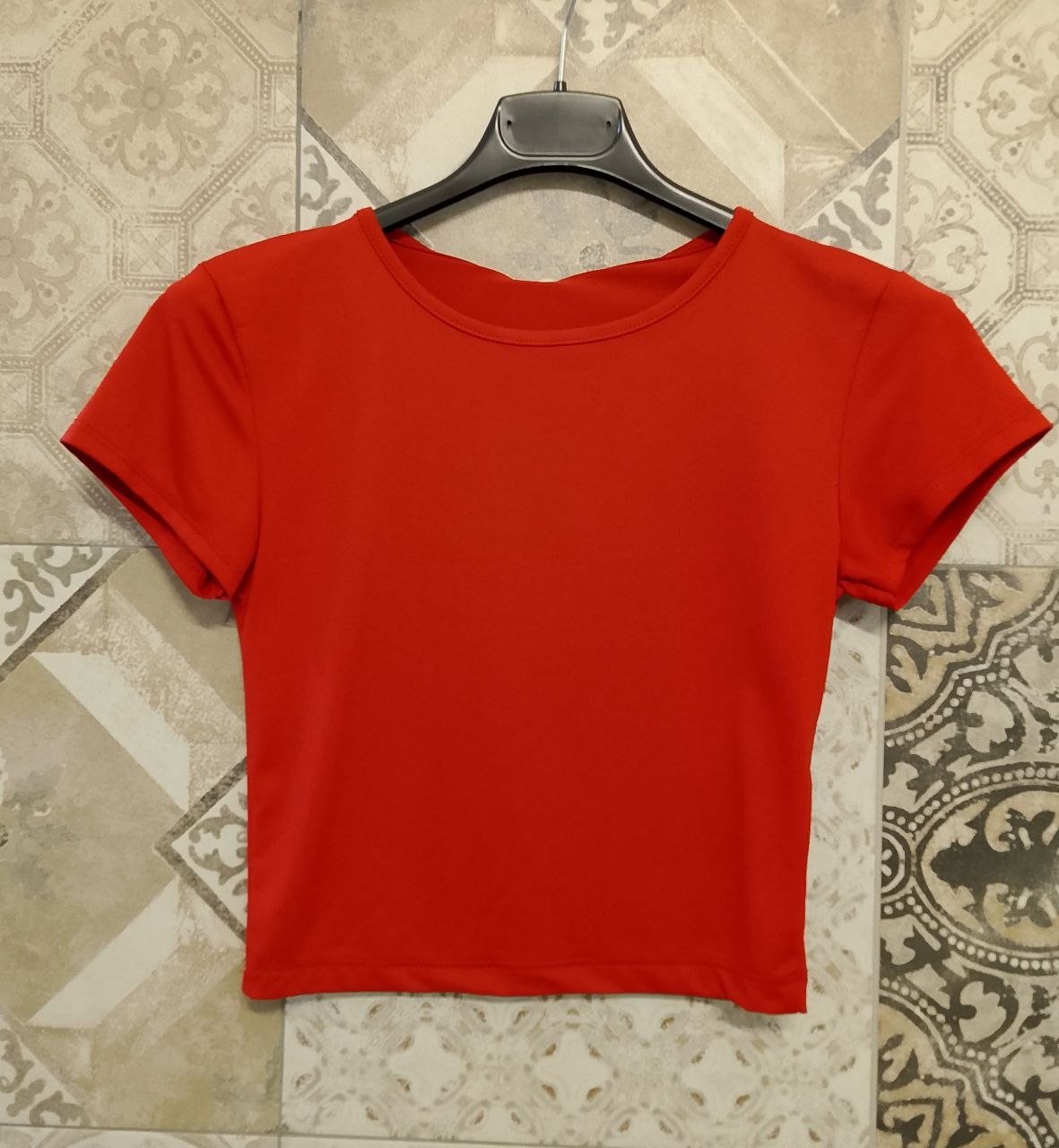 maglia crop in cotone - Dverso Fashion