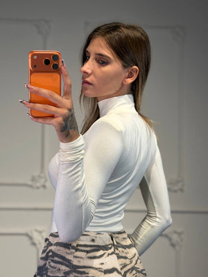 maglia lupetto con spalline - Dverso Fashion
