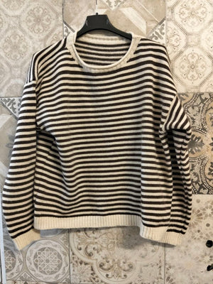 maglia sophia a righe - Dverso Fashion