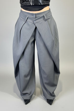 pantalone doppio bottone - Dverso Fashion