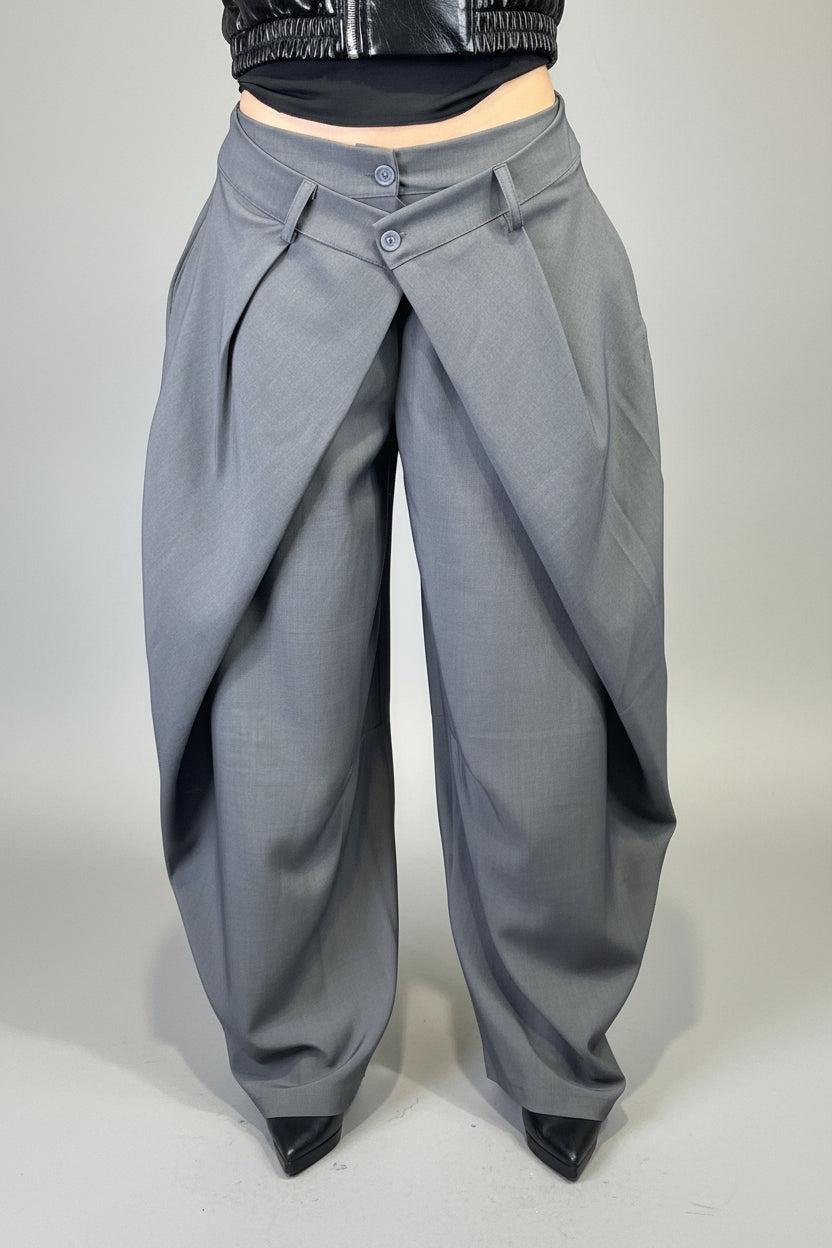 pantalone doppio bottone - Dverso Fashion