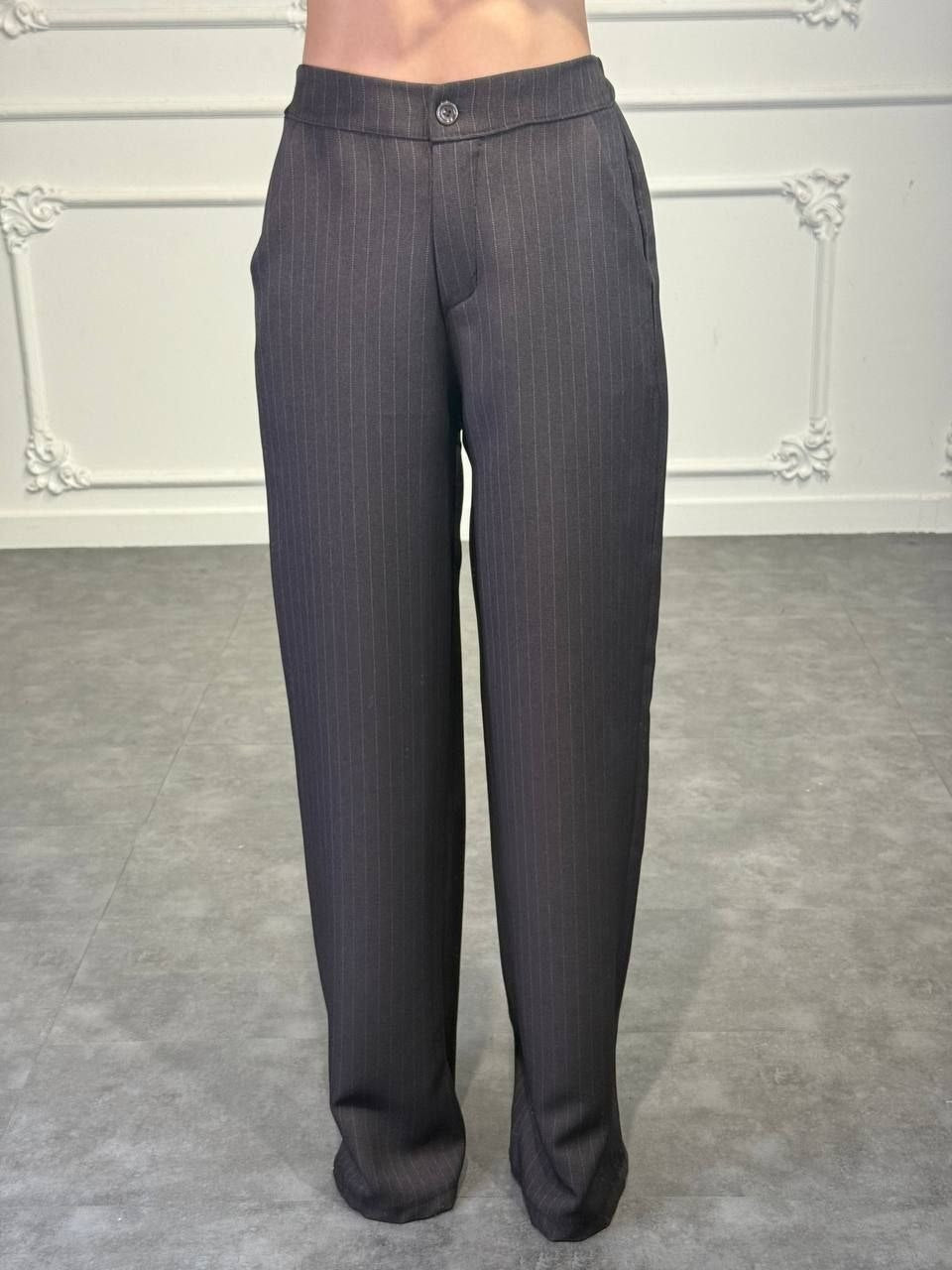 pantalone gessato elegante - Dverso Fashion