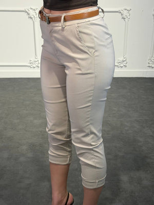 pantalone pinocchietto elegante - Dverso Fashion
