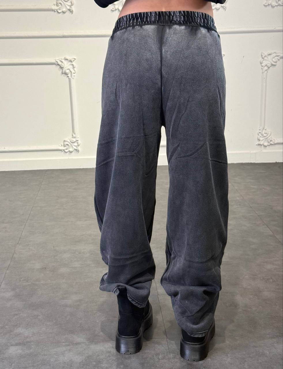 pantalone tuta washed a palazzo - Dverso Fashion