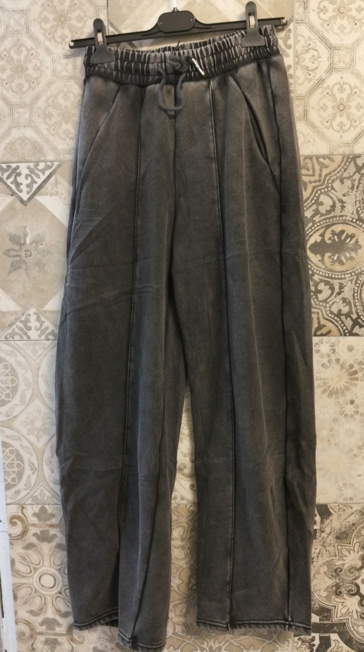 pantalone tuta washed a palazzo - Dverso Fashion