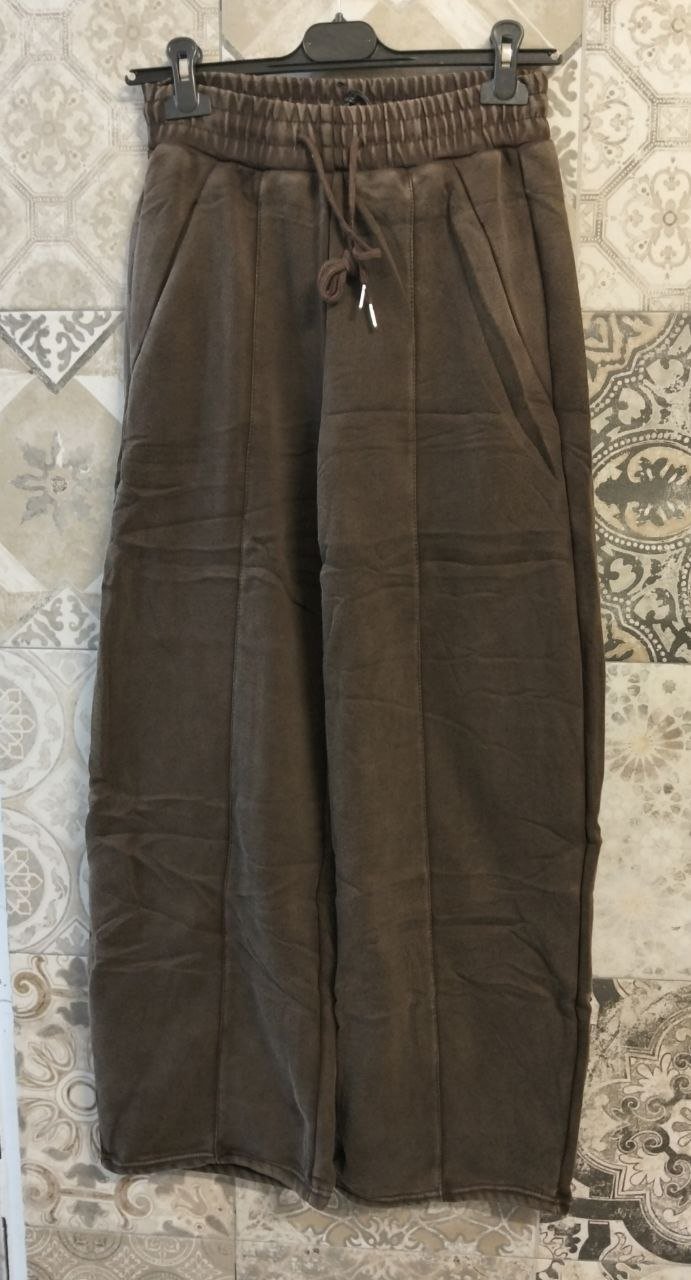 pantalone tuta washed a palazzo - Dverso Fashion