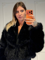 pelliccia fur crop - Dverso Fashion