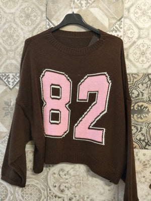 Maglione oversize in maglia