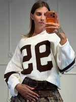 Maglione oversize in maglia