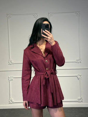 jumpsuit scamosciata