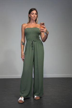 jumpsuit carmelina con top elastico