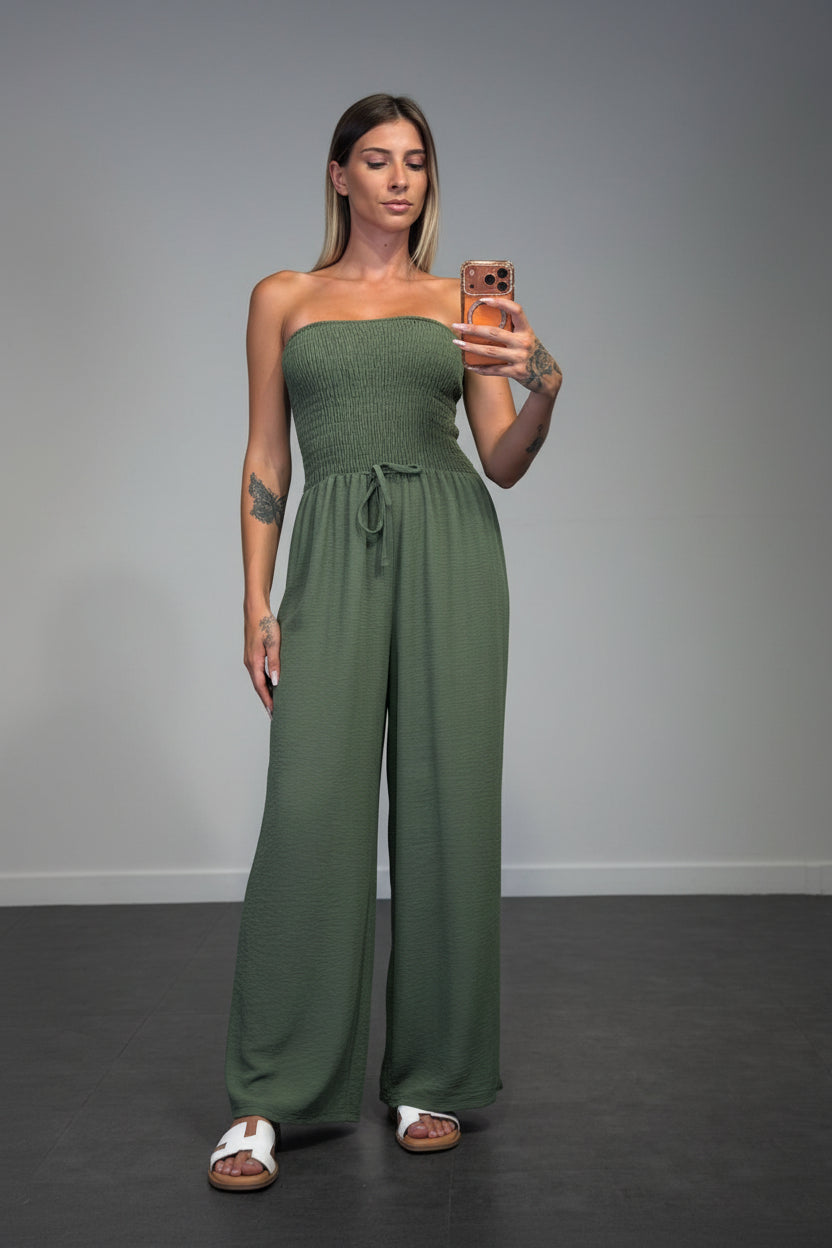 jumpsuit carmelina con top elastico