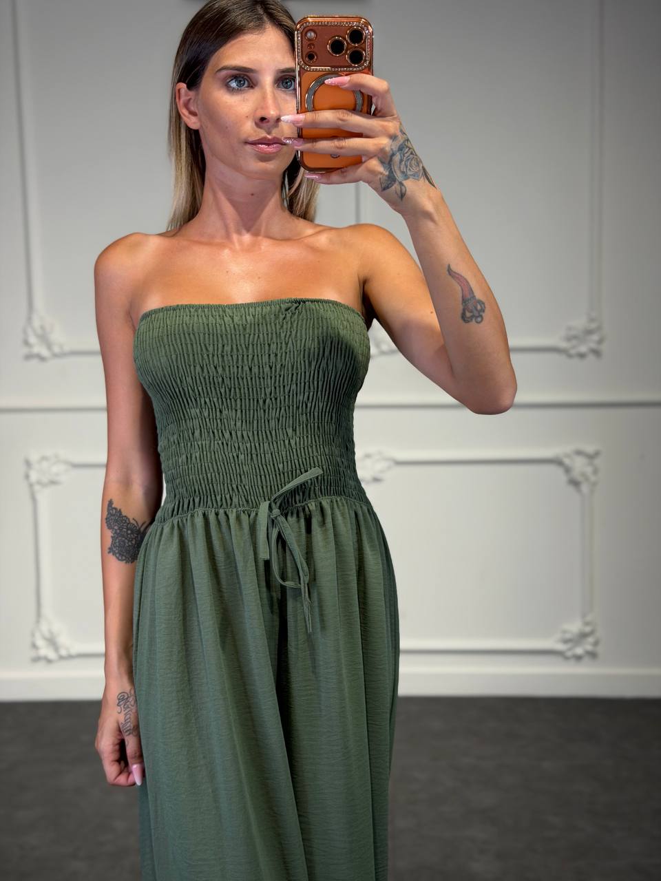 jumpsuit carmelina con top elastico