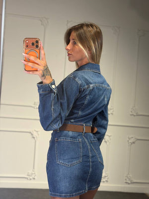 abito camicia jeans