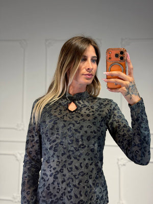 maglia chain leopardata