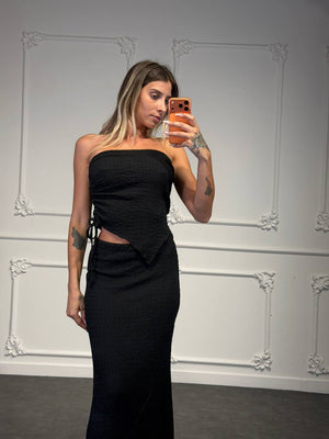set lavinia con gonna longuette - Dverso Fashion