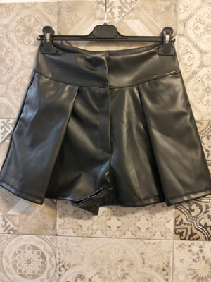 shorts livia in pelle - Dverso Fashion