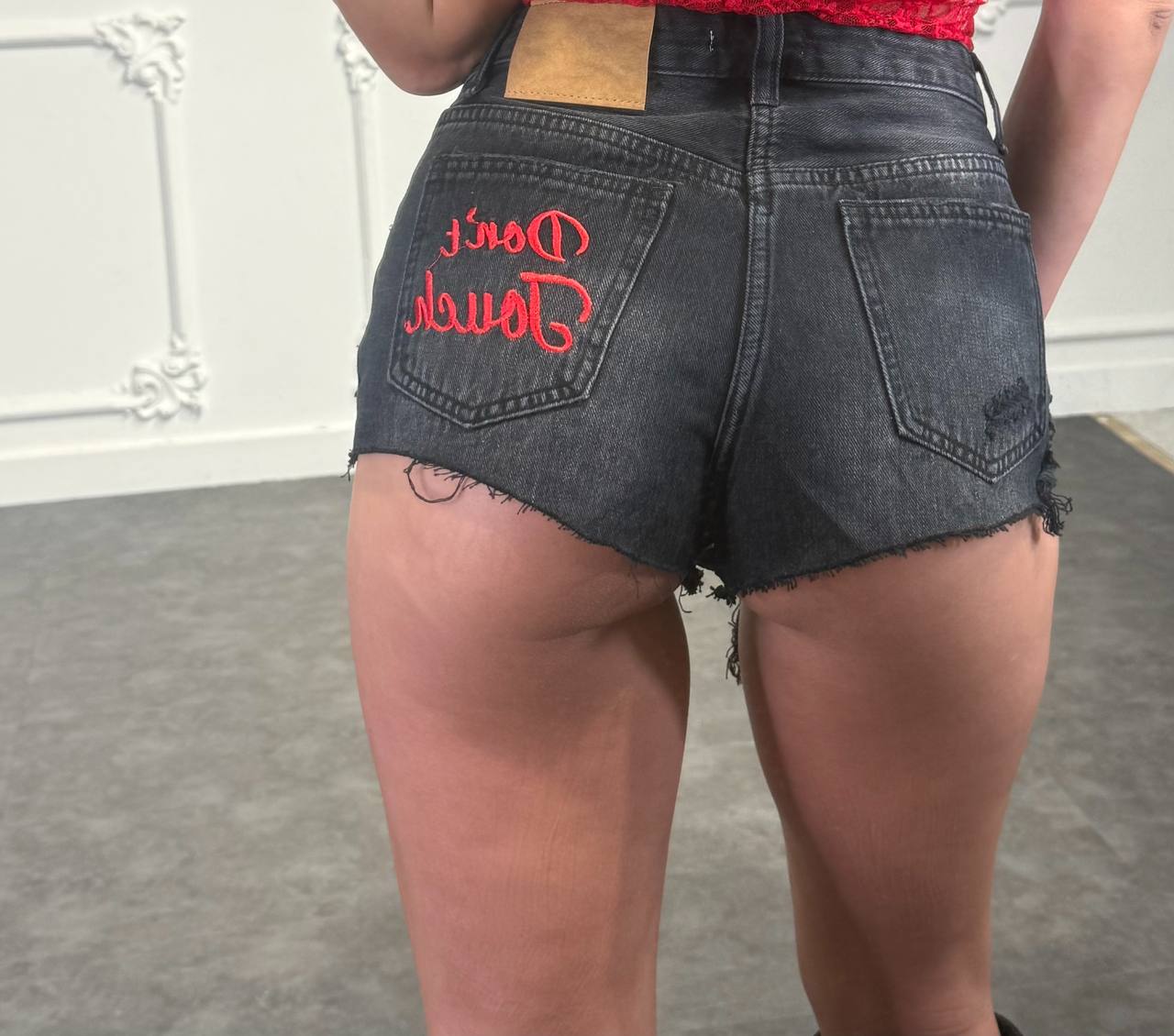 shorts mini don't touch - Dverso Fashion