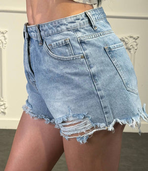 shorts strappati - Dverso Fashion